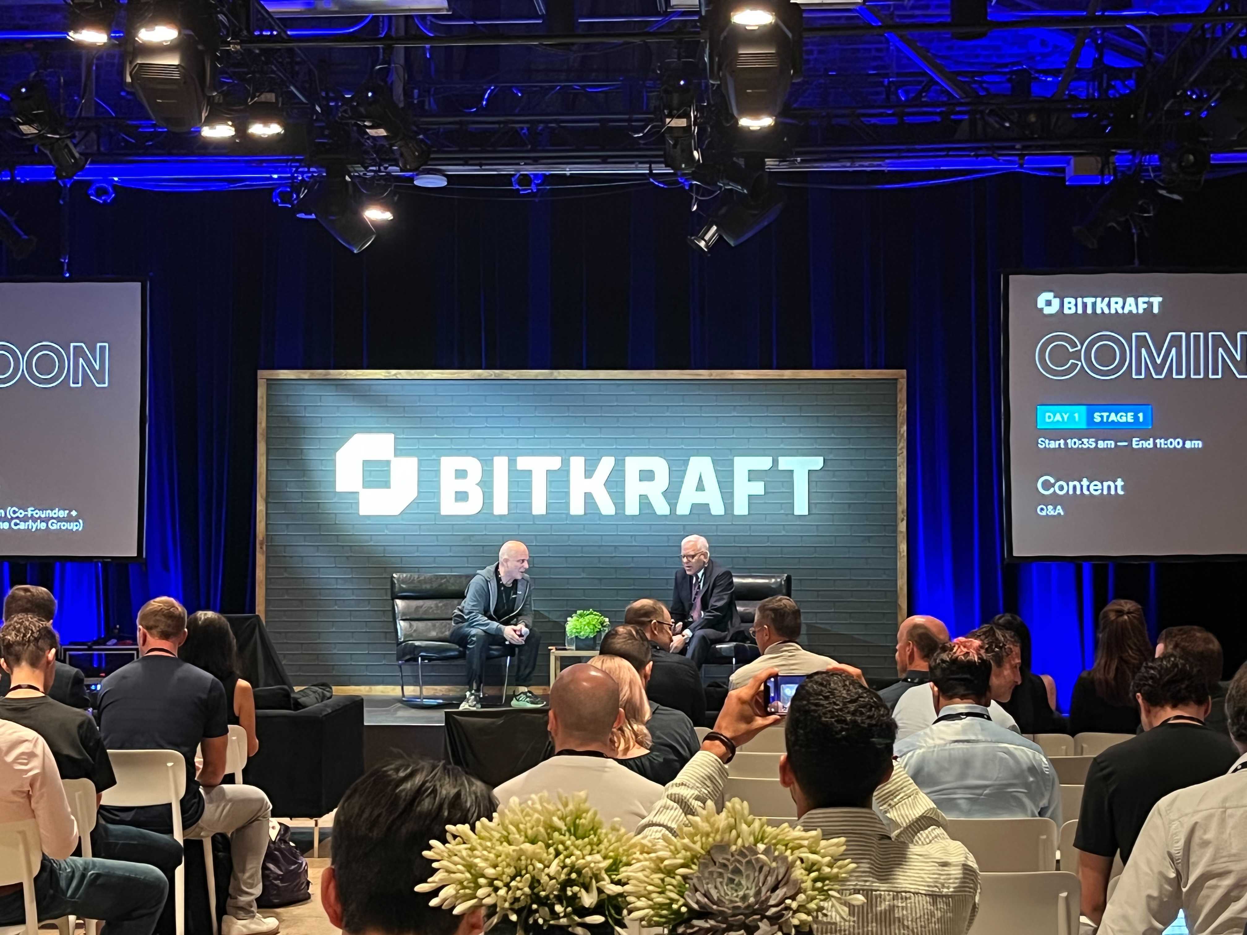 Crowd shot of the BITKRAFT Summit in 22